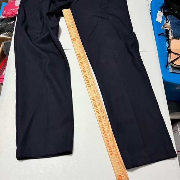 3.1 Phillip Lim Wool Trousers Pants Navy Blue Size 8 G2 - Picture 7 of 9